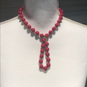 Vintage Citation maroon necklace and bracelet set